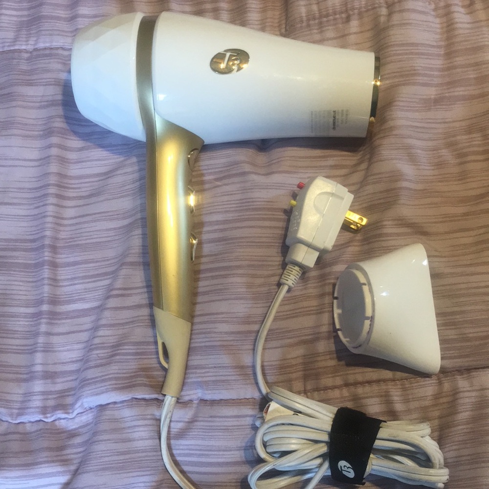 T3 Featherweight 2 Hair Dryer 73826 White Gold